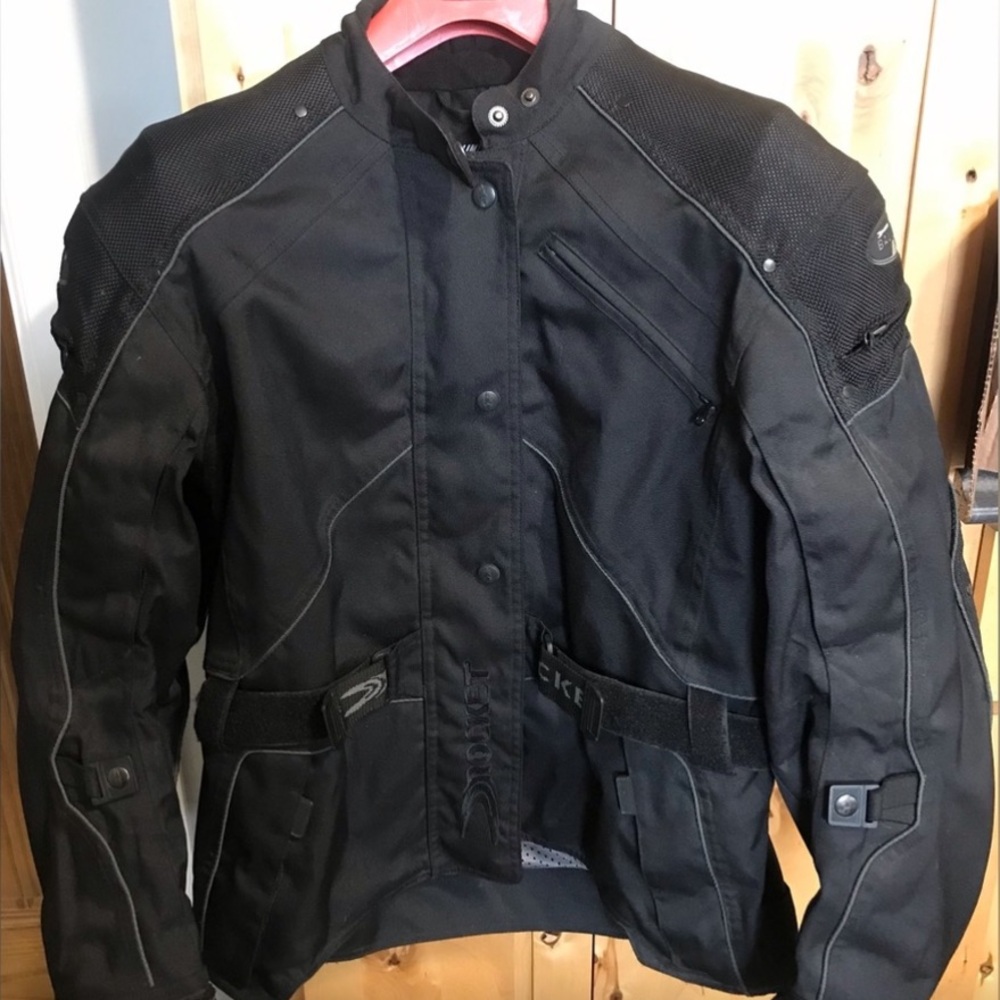 Joe Rocket Black Motorcycle Jacket